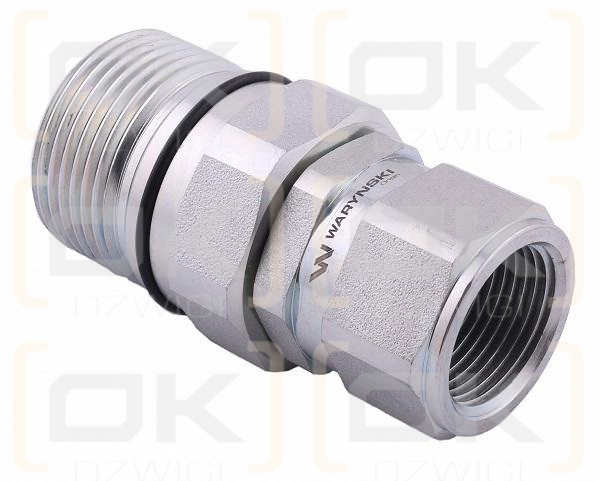 Szybkozłącze hydrauliczne skręcane gniazdo G1