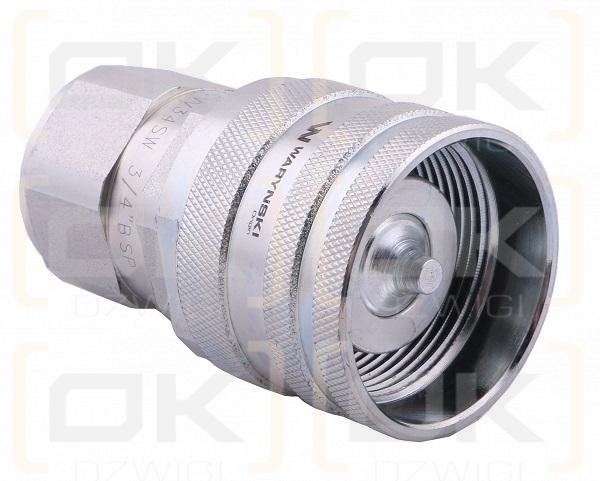Szybkozłącze hydrauliczne skręcane wtyczka G3/4