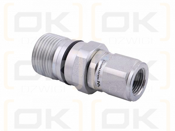 Szybkozłącze hydrauliczne skręcane gniazdo G3/8