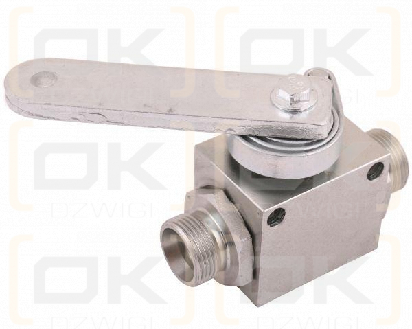 Zawór odcinająco-zwrotny (ogranicznik posuwu/skoku) 2/2 M22x1.5 15L z otworami mocującymi 350 bar Waryński