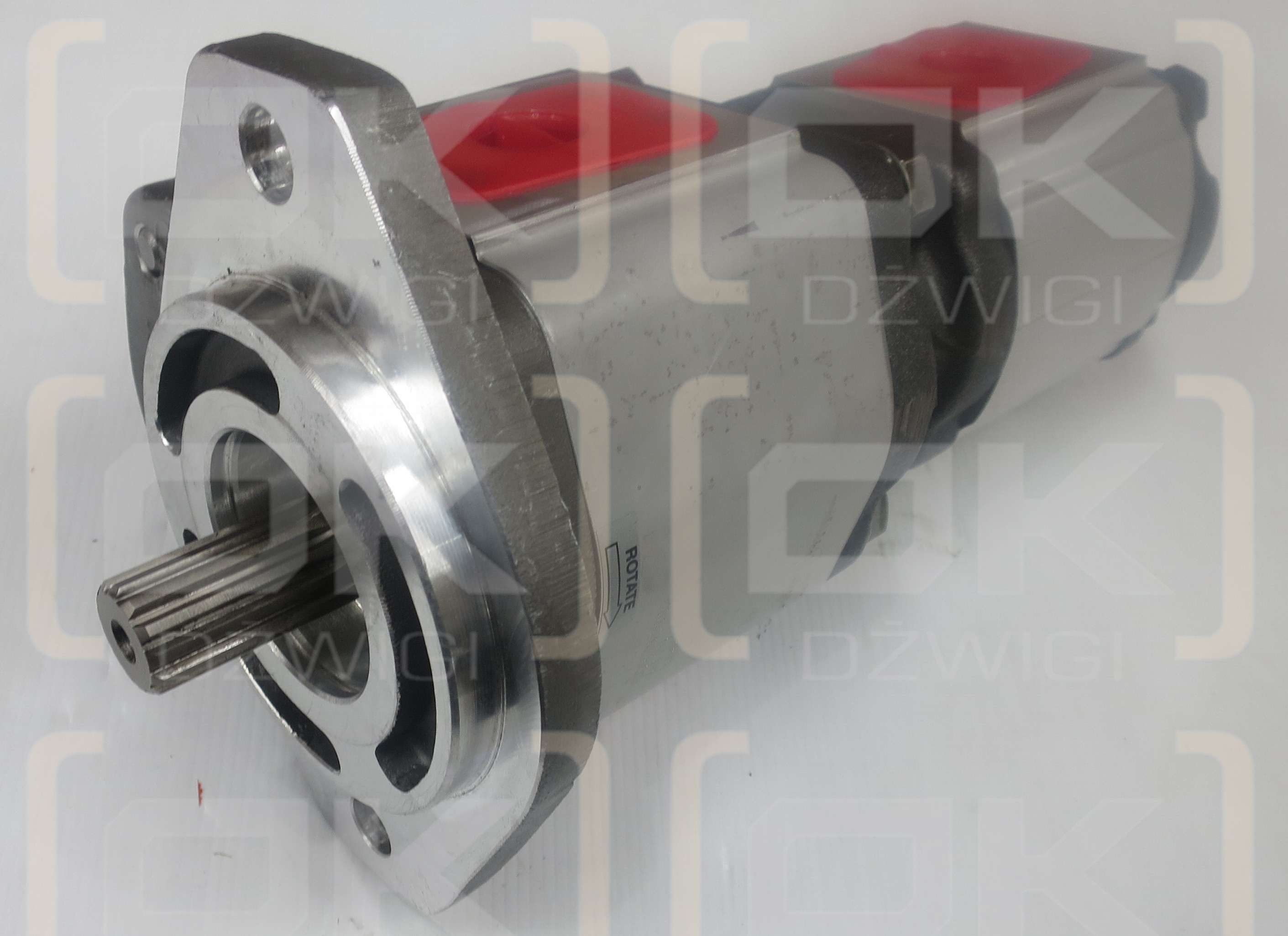Pompa hydrauliczna zębata 2-sekcyjna Commercial Parker 3329120143