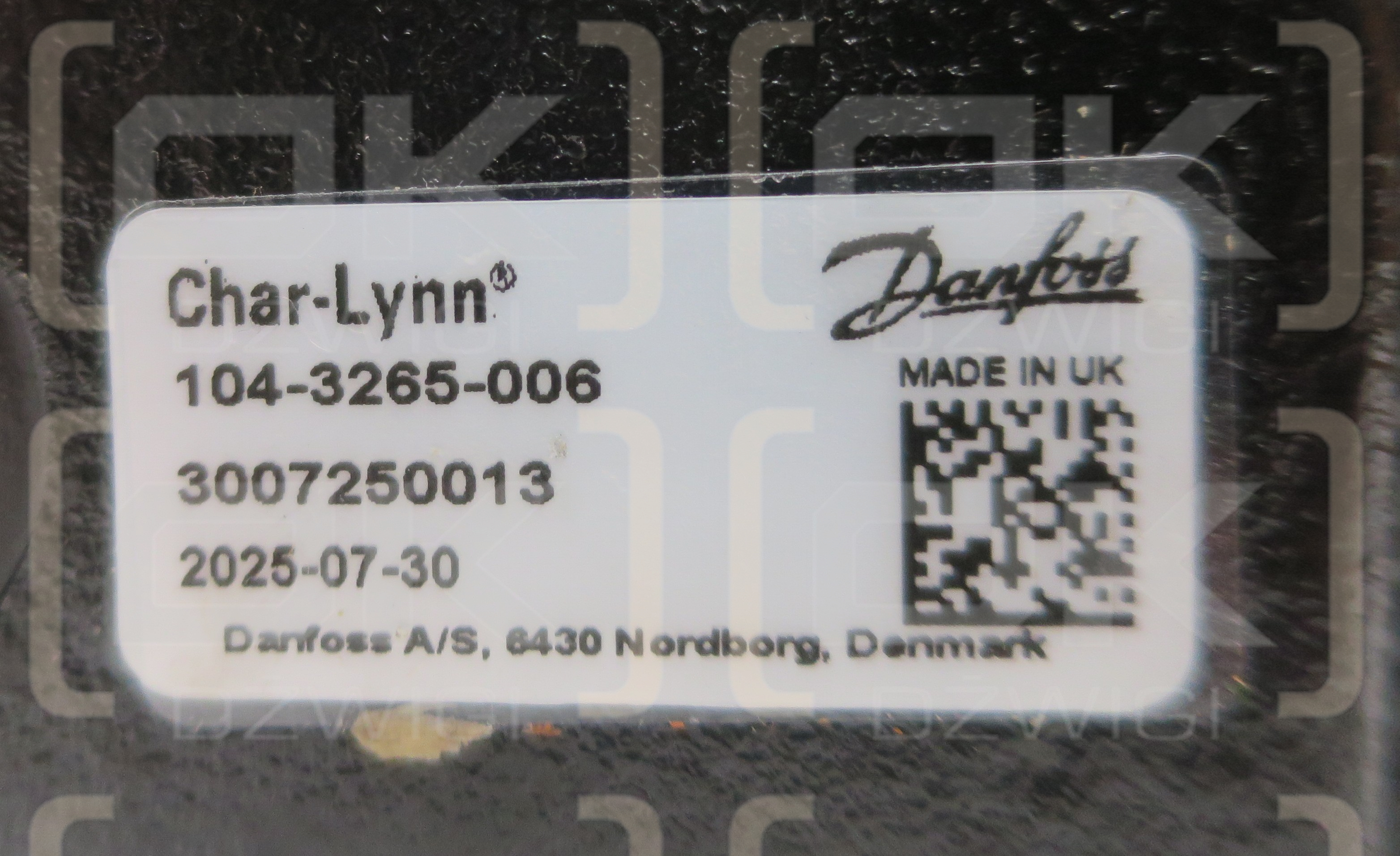 DANFOSS MOTOR No. 104-3265-006
