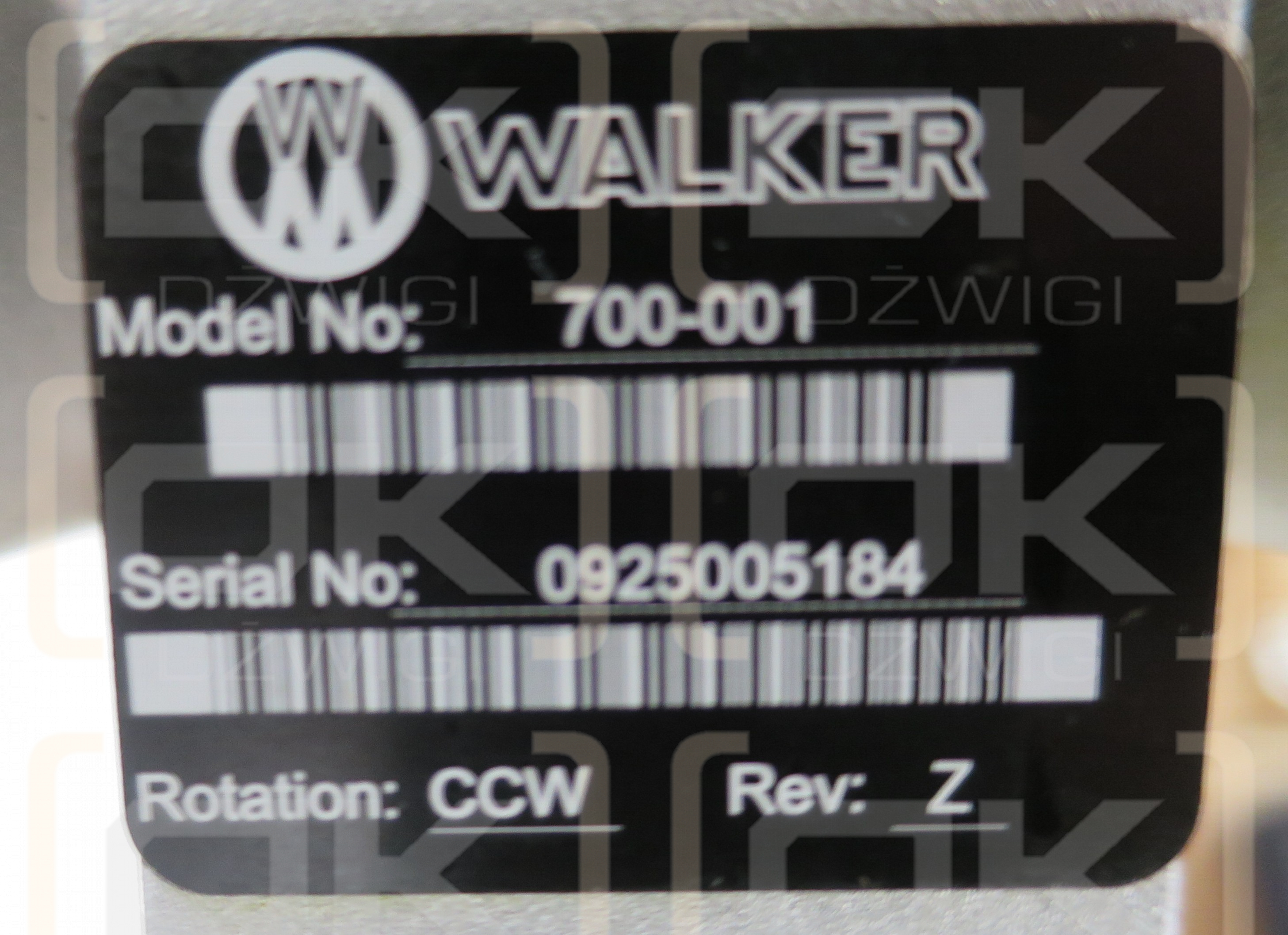 700-001 CCW EATON HYDROSTAT