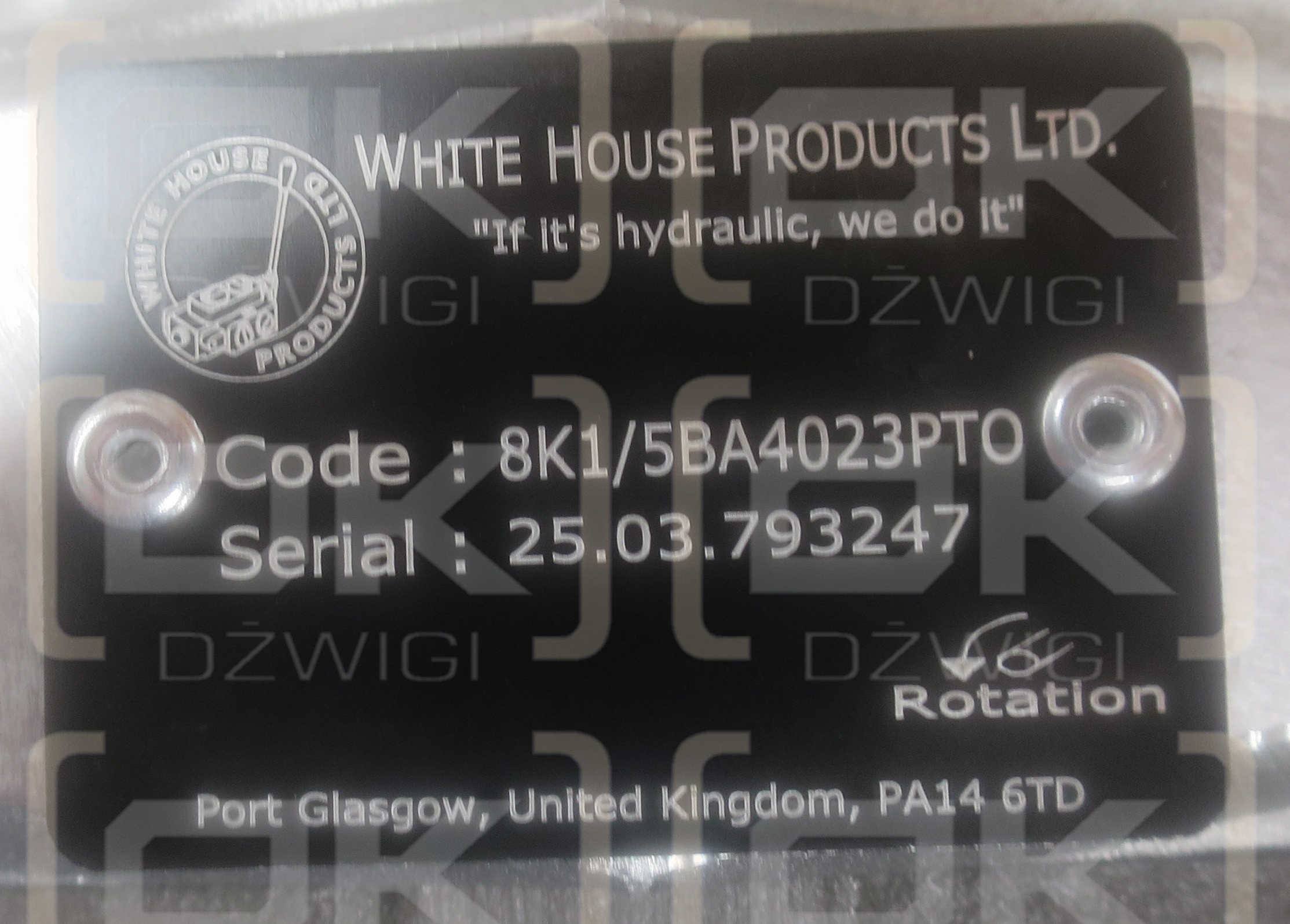23 CC/U 350 BAR A/C GEKRÜMMTE ACHSE**