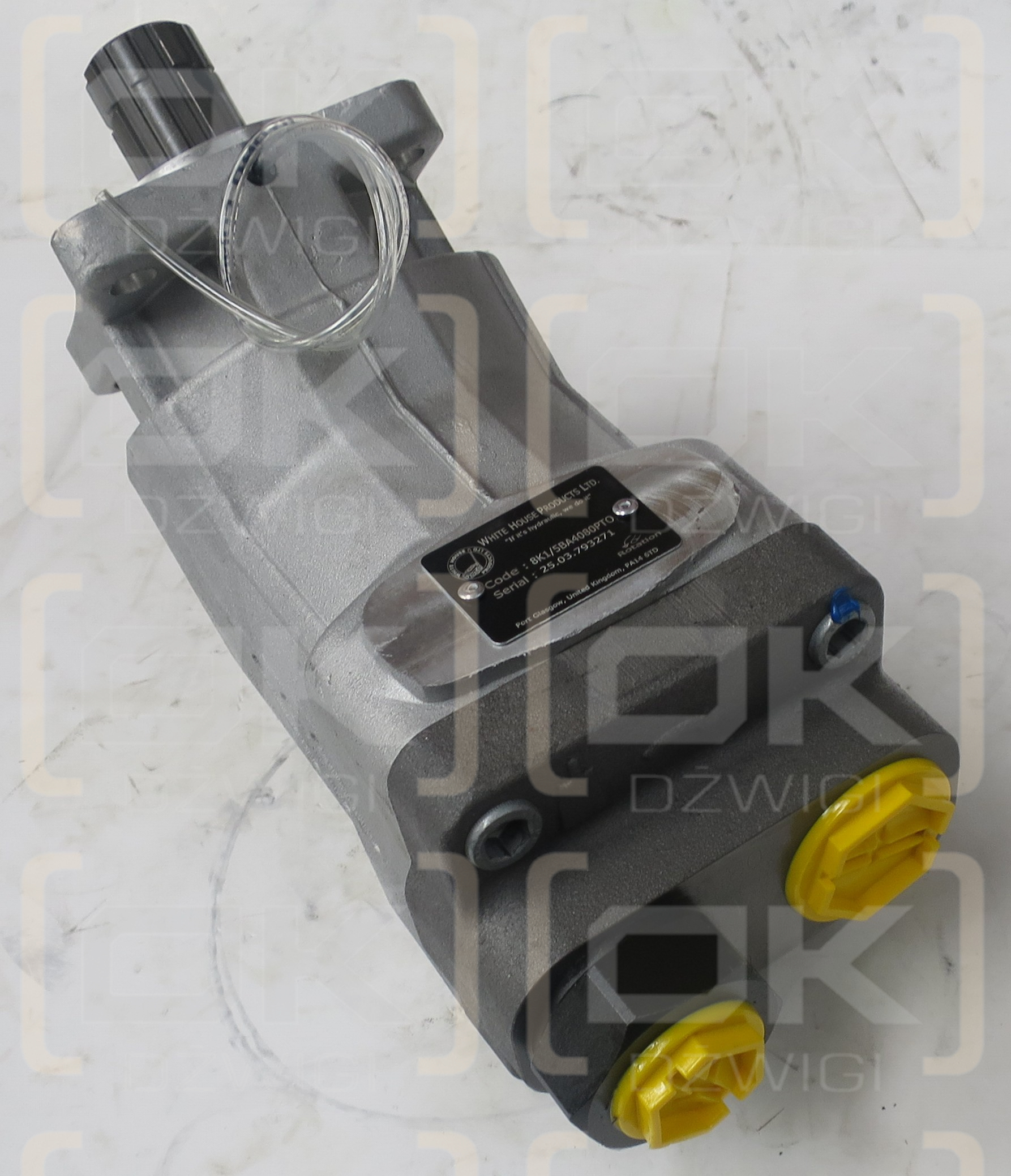 80 CC/U 350 BAR A/C GEKRÜMMTE ACHSE**