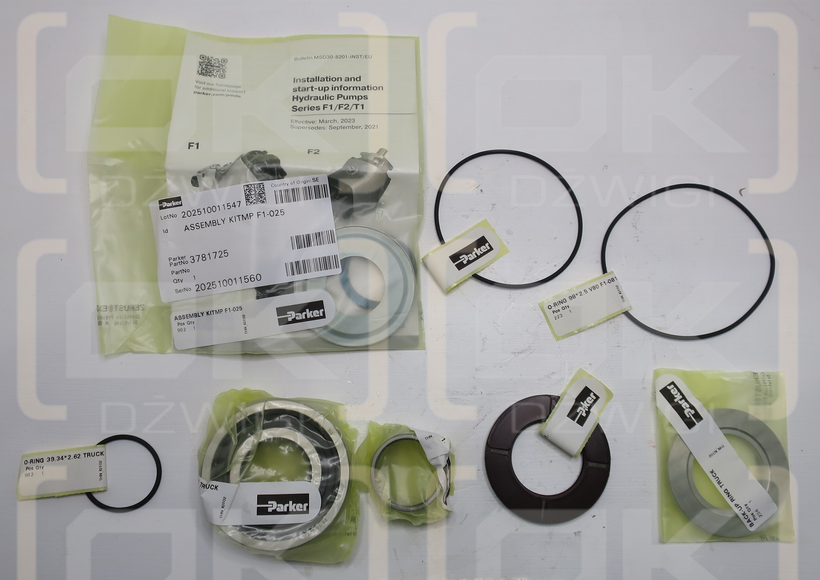 PARKER F1-M SEAL KIT