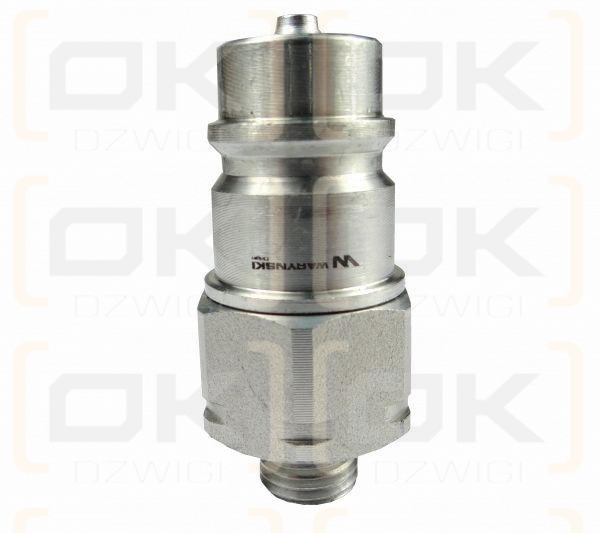 Szybkozłącze hydrauliczne wtyczka M14x1.5 gwint zewnętrzny EURO (9100814W) (ISO 7241-A) Waryński