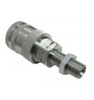 Szybkozłącze hydrauliczne gniazdo long M16x1.5 gwint zewnętrzny EURO PUSH-PULL (9100816GL) (ISO 7241-A) Waryński