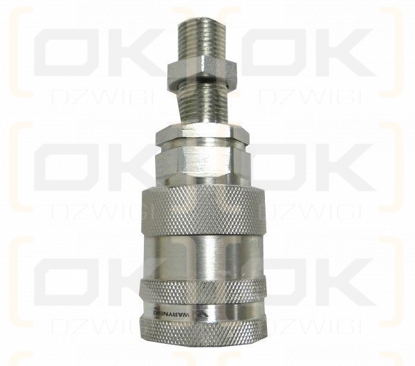 Szybkozłącze hydrauliczne gniazdo long M16x1.5 gwint zewnętrzny EURO PUSH-PULL (9100816GL) (ISO 7241-A) Waryński