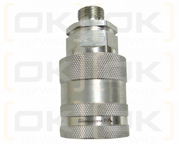 Szybkozłącze hydrauliczne gniazdo M16x1.5 gwint zewnętrzny EURO PUSH-PULL (9100816G) (ISO 7241-A) Waryński