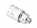 Szybkozłącze hydrauliczne gniazdo M16x1.5 gwint zewnętrzny EURO PUSH-PULL (ISO 7241-A) z eliminatorem ciśnienia Waryński