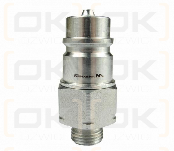 Szybkozłącze hydrauliczne wtyczka M16x1.5 gwint zewnętrzny EURO (9100816W) (ISO 7241-A) Waryński