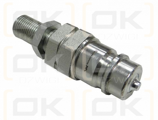 Szybkozłącze hydrauliczne wtyczka long M16x1.5 gwint zewnętrzny EURO (9100816W) (ISO 7241-A) Waryński