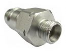 Hydraulic quick coupler plug M16x1.5 external thread EURO (9100816W) (ISO 7241-A) Waryński (pack of 10)