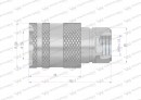 Szybkozłącze hydrauliczne gniazdo M18x1.5 gwint wewnętrzny EURO PUSH-PULL (ISO 7241-A) Waryński
