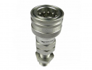 Hydraulic quick coupler socket long M18x1.5 external thread EURO (9100818GL) (ISO 7241-A) Waryński (pack of 50 pieces)