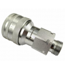 Szybkozłącze hydrauliczne gniazdo M18x1.5 gwint zewnętrzny EURO (9100818G) (ISO 7241-A) Waryński  (opakowanie 10szt)