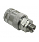 Гидравлическая быстроразъемная муфта M18x1,5 внешняя резьба EURO PUSH-PULL (9100818G) (ISO 7241-A) Waryński