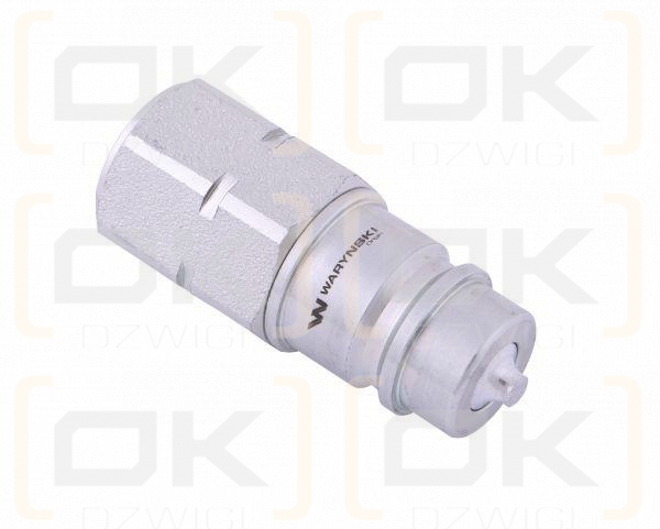 Szybkozłącze hydrauliczne wtyczka M18x1.5 gwint wewnętrzny EURO (ISO 7241-A) Waryński