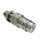 Hydraulic quick coupler long plug M18x1.5 external thread EURO (9100818W) (ISO 7241-A) Waryński (pack of 50)