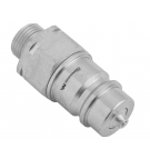 Szybkozłącze hydrauliczne wtyczka M18x1.5 gwint zewnętrzny EURO (9100818W) (ISO 7241-A) Waryński  (opakowanie 10szt)