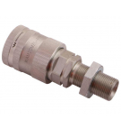 Szybkozłącze hydrauliczne gniazdo long z eliminatorem ciśnienia M20x1.5 gwint zewnętrzny EURO PUSH-PULL (ISO 7241-A) Waryński