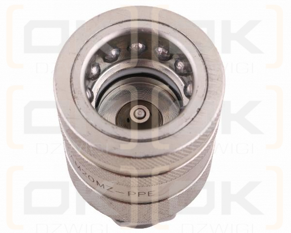 Szybkozłącze hydrauliczne gniazdo z eliminatorem ciśnienia M20x1.5 gwint zew. EURO PUSH-PULL (9100822G) (ISO 7241-A) Waryński