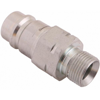 Szybkozłącze hydrauliczne wtyczka z eliminatorem ciśnienia M20x1.5 gwint zew. EURO (9100822W) (ISO 7241-A) Waryński