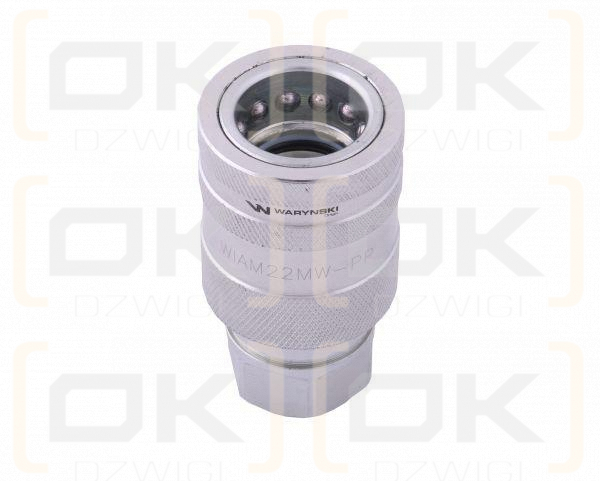 Szybkozłącze hydrauliczne gniazdo M22x1.5 gwint wewnętrzny EURO PUSH-PULL (ISO 7241-A) Waryński