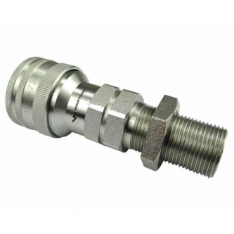 Szybkozłącze hydrauliczne gniazdo long M22x1.5 gwint zewnętrzny EURO (9100822GL) (ISO 7241-A) Waryński