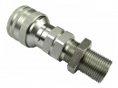 Hydraulic quick coupler socket long M22x1.5 external thread EURO (9100822GL) (ISO 7241-A) Waryński (pack of 10)