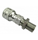 Hydraulic quick coupler socket long M22x1.5 external thread EURO (9100822GL) (ISO 7241-A) Waryński (pack of 10)