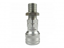 Hydraulic quick coupler socket long M22x1.5 external thread EURO (9100822GL) (ISO 7241-A) Waryński (pack of 50 pieces)
