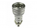 Hydraulic quick coupler socket long M22x1.5 external thread EURO (9100822GL) (ISO 7241-A) Waryński (pack of 50 pieces)