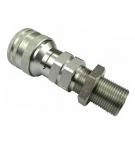 Hydraulic quick coupler socket long M22x1.5 external thread EURO (9100822GL) (ISO 7241-A) Waryński (pack of 50 pieces)