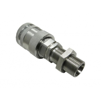 Szybkozłącze hydrauliczne gniazdo long M22x1.5 gwint zewnętrzny EURO PUSH-PULL (9100822GL) (ISO 7241-A) Waryński  (opakowanie 10szt)