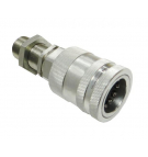 Szybkozłącze hydrauliczne gniazdo long M22x1.5 gwint zewnętrzny EURO PUSH-PULL (9100822GL) (ISO 7241-A) Waryński (opakowanie 50szt)