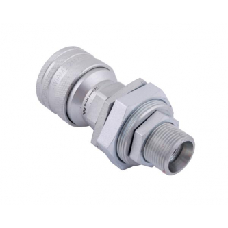 Szybkozłącze hydrauliczne gniazdo long M22x1.5 gwint zewnętrzny EURO (Adaptacja starego typu 504900) (9199822G/ST) (ISO 7241-A) Waryński  (opakowanie 10szt)