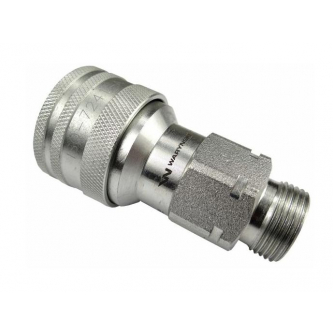 Szybkozłącze hydrauliczne gniazdo M22x1.5 gwint zewnętrzny EURO (9100822G) (ISO 7241-A) Waryński  (opakowanie 10szt)
