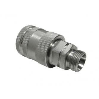 Szybkozłącze hydrauliczne gniazdo M22x1.5 gwint zewnętrzny EURO PUSH-PULL (9100822G) (ISO 7241-A) Waryński  (opakowanie 10szt)
