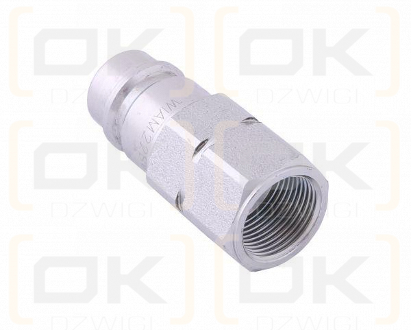 Szybkozłącze hydrauliczne wtyczka M22x1.5 gwint wewnętrzny EURO (ISO 7241-A) Waryński