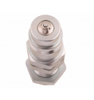 Szybkozłącze hydrauliczne wtyczka long z eliminatorem ciśnienia M22x1.5 gwint zew. EURO (9100822W) (ISO 7241-A) Waryński