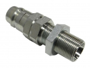 Hydraulic quick coupler plug long M22x1.5 external thread EURO (9100822W) (ISO 7241-A) Waryński (pack of 10)