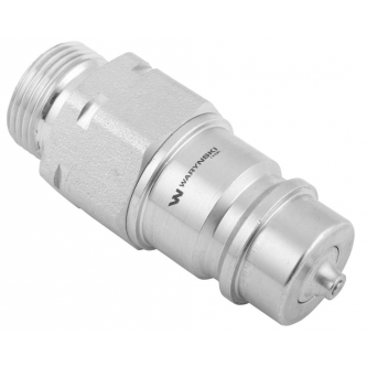 Szybkozłącze hydrauliczne wtyczka M22x1.5 gwint zewnętrzny EURO (9100822W) (ISO 7241-A) Waryński  (opakowanie 10szt)
