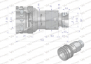 Szybkozłącze hydrauliczne gniazdo G1/2