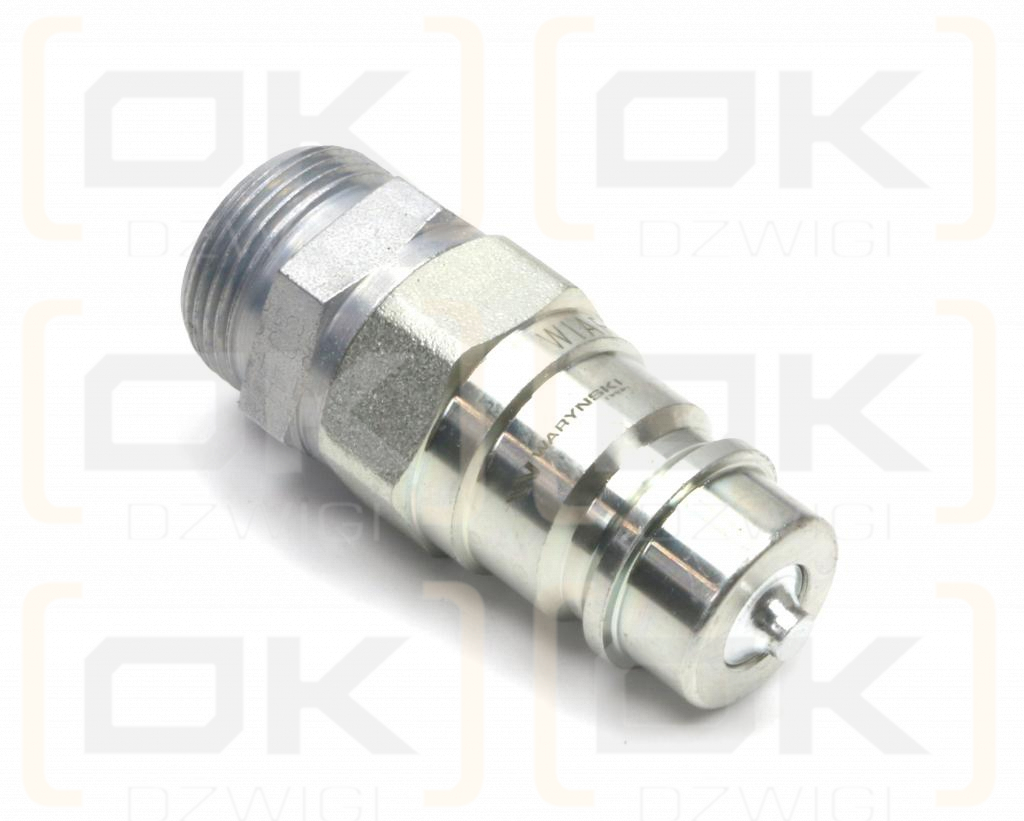 Szybkozłącze hydrauliczne wtyczka  ISO 7241-A EURO XGE18LR-1/2