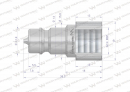Szybkozłącze hydrauliczne wtyczka G1/4
