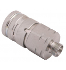 Szybkozłącze hydrauliczne suchoodcinające gniazdo M18x1.5 12L gwint zewnętrzny ISO16028 Waryński