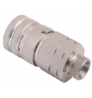 Szybkozłącze hydrauliczne suchoodcinające gniazdo M22x1.5 15L gwint zewnętrzny ISO16028 Waryński