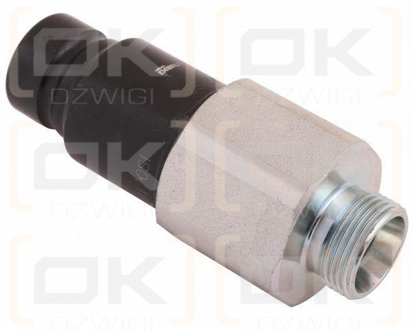 Szybkozłącze hydrauliczne suchoodcinające wtyczka M22x1.5 15L gwint zewnętrzny ISO16028 Waryński
